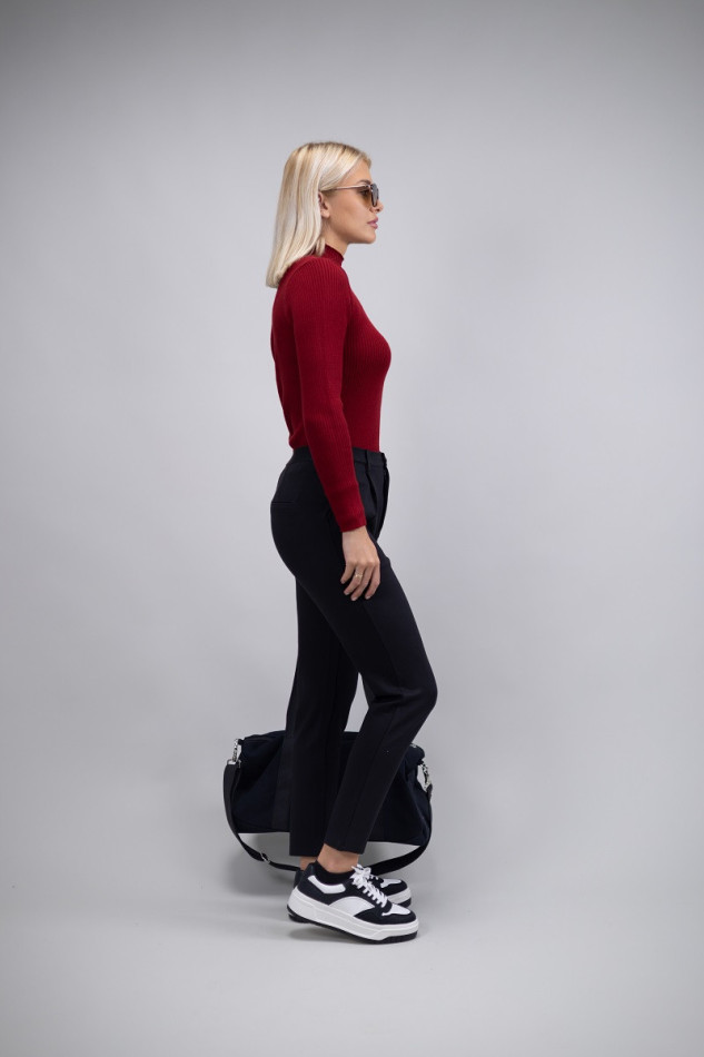 Pavia Chino Jersey Donna - Nero (Black)