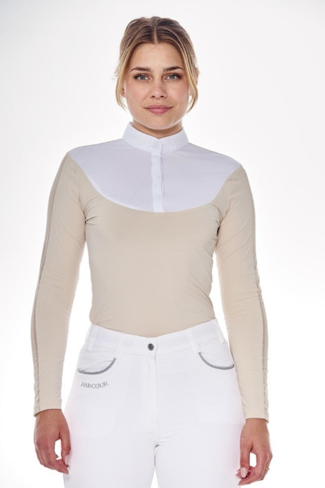 Pannie Wedstrijdpolo ML Dames Rider - Ivoire (Ivory)
