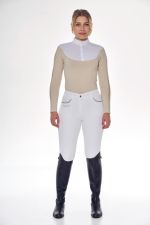 Pannie Polo de concours ML Femme Rider - Ivoire (Ivory) Pannie Polo de concours ML Femme Rider - Ivoire (Ivory)