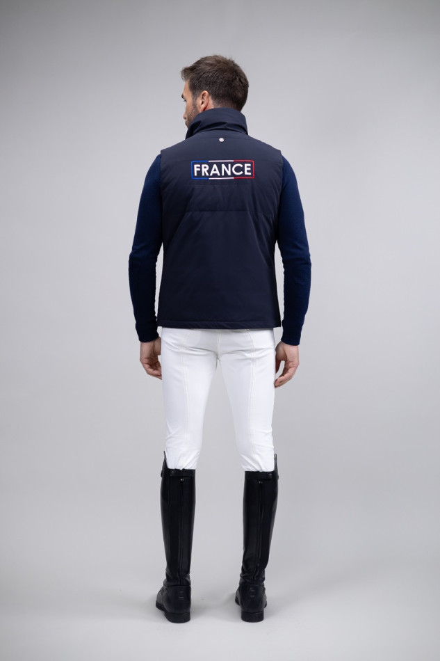 Atome &Auml;rmellose Weste Mann Rider France - Marine (Navy)