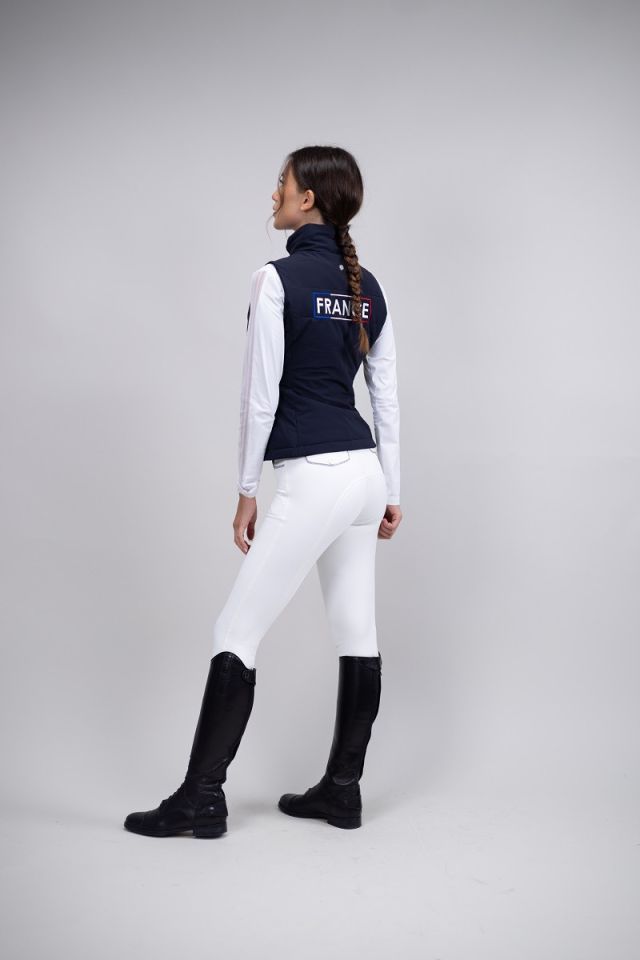 Baccarat Gilet sans manches Femme Rider France - Marine (Navy)
