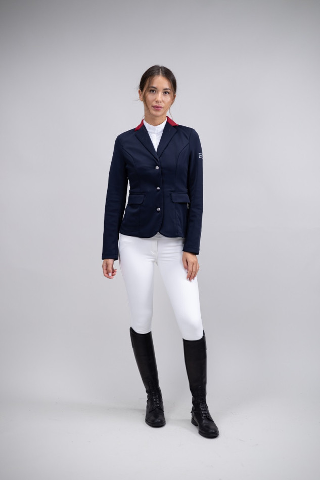 Jaly Veste de Concours Femme Rider France - Marine (Navy) Jaly Veste de Concours Femme Rider France - Marine (Navy)