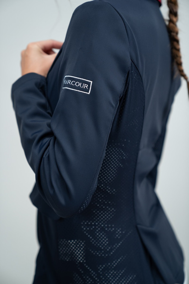 Jaly Veste de Concours Femme Rider France - Navy