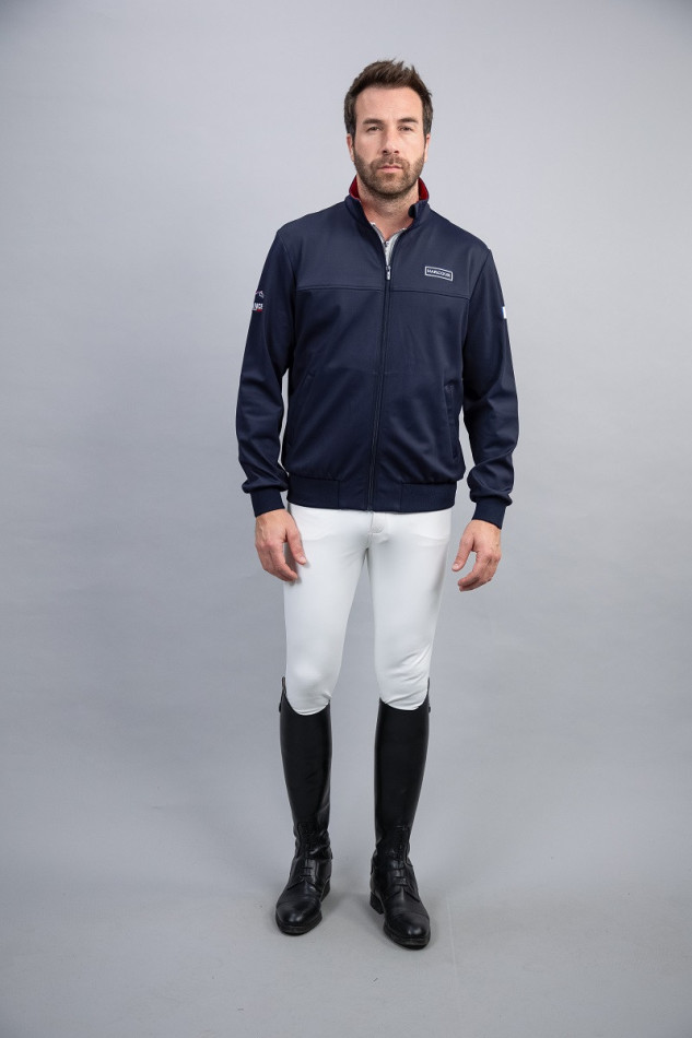 Jagger Men's Rider Jacket France - Navy