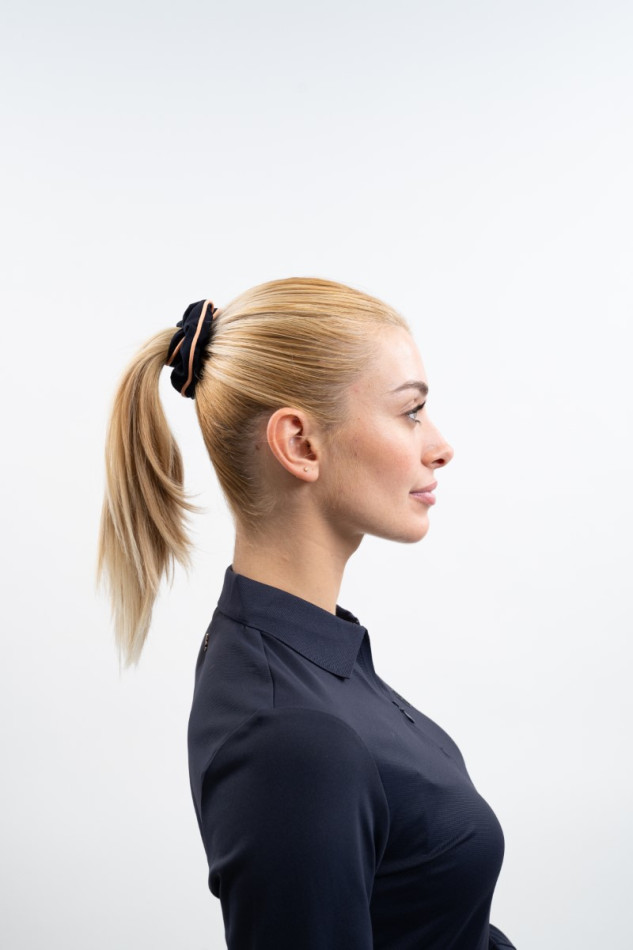 Spidy Chouchou - Navy/Apricot