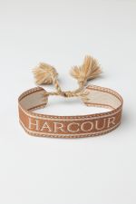 Baya Armband - Abrikoos/Linnen Baya Armband - Abrikoos/Linnen
