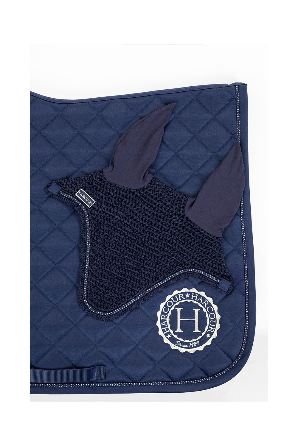 PACK Tapis Sunny et bonnet Funny - Navy/Light Gold