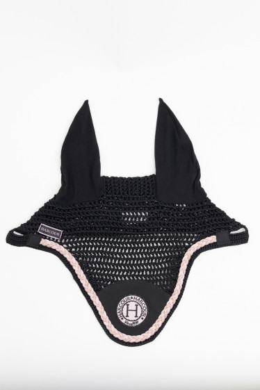 Suzette Bonnet Horse - Nero/Rosa