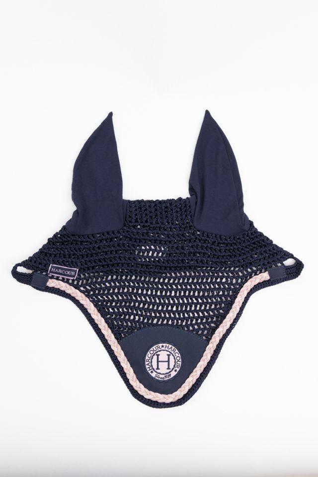 Suzette Bonnet Cheval - Navy/Pink