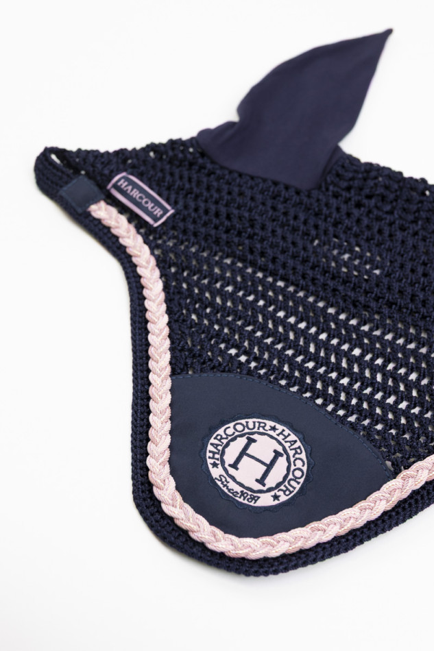 Suzette Bonnet Cheval - Navy/Pink