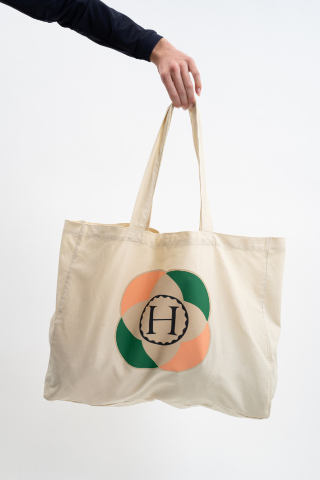 Bertille Tote Bag - Natural/Flower