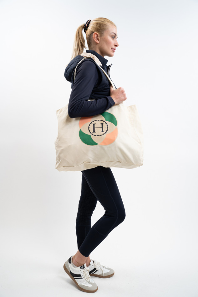 Bertille Totebag Casual - Natural/Flower