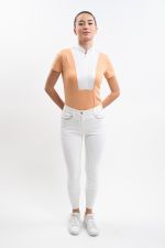 Paris Polo de concurso MC Feminino - Abricot (Apricot) Paris Polo de concurso MC Feminino - Abricot (Apricot)