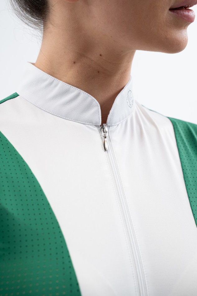Paris Polo da concorso MC Donna - Emerald Green