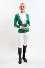 Prague Women's Competition Short-Sleeve Polo - Emerald Green Prague Women's Competition Short-Sleeve Polo - Emerald Green