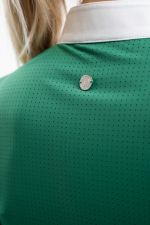 Prague Women's Competition Short-Sleeve Polo - Emerald Green Prague Women's Competition Short-Sleeve Polo - Emerald Green