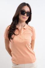 Pamoly Polo MC Femme - Abricot (Apricot) Pamoly Polo MC Femme - Abricot (Apricot)