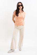 Pamoly Polo MC Femme - Abricot (Apricot) Pamoly Polo MC Femme - Abricot (Apricot)