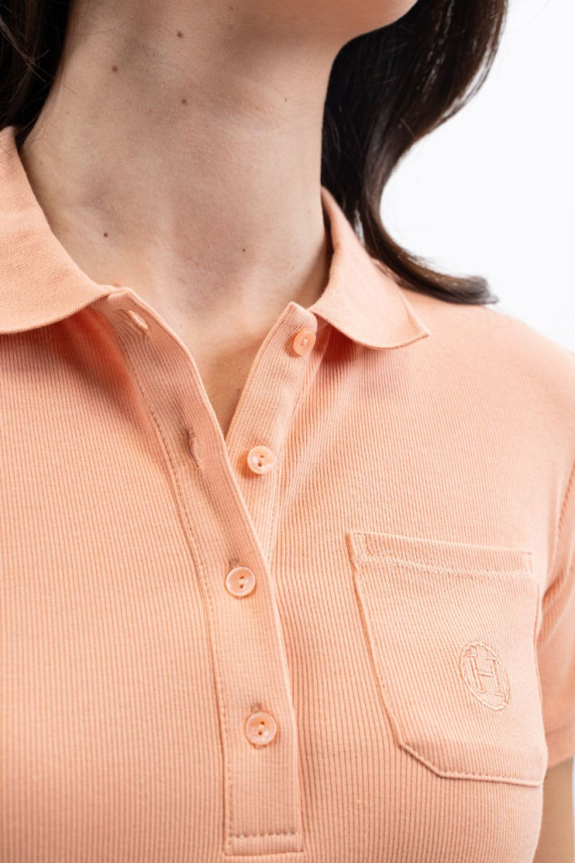Pamoly Polo MC Femme - Abricot (Apricot)