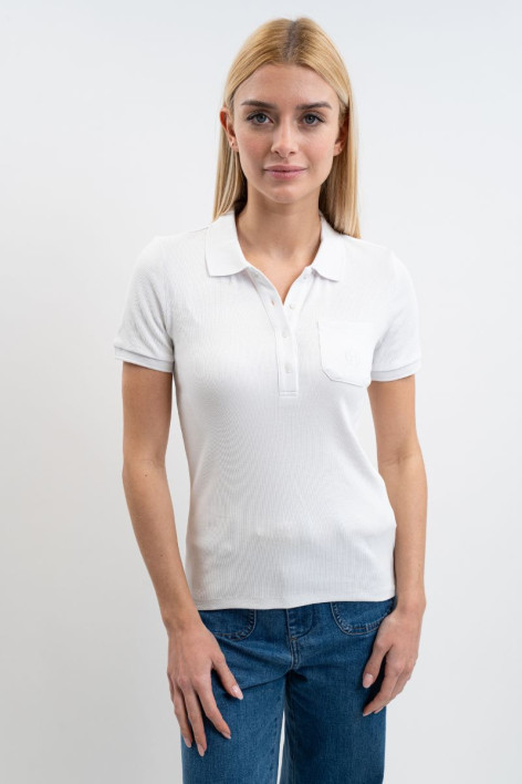 Pamoly Poloshirt MC Damen - Blanc (Weiß)