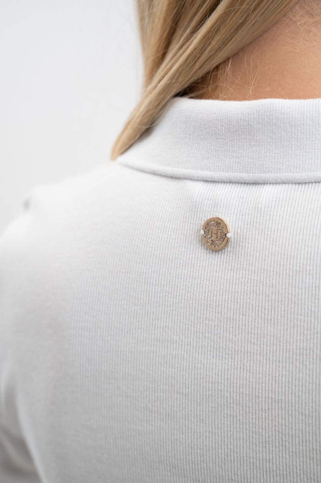 Pamoly Polo MC Mulher - Blanc (White)