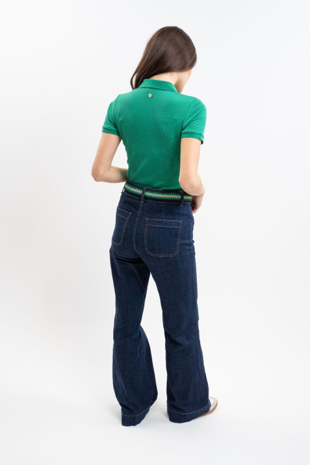 Pamoly Polo MC Femme - Emerald Green