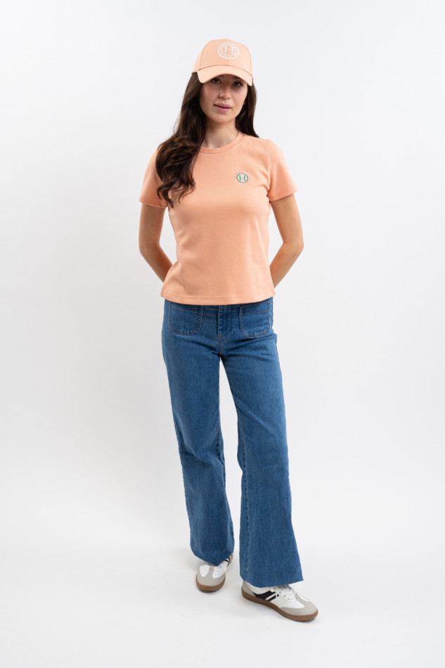 Telma Tee-shirt Femme - Abricot (Apricot)