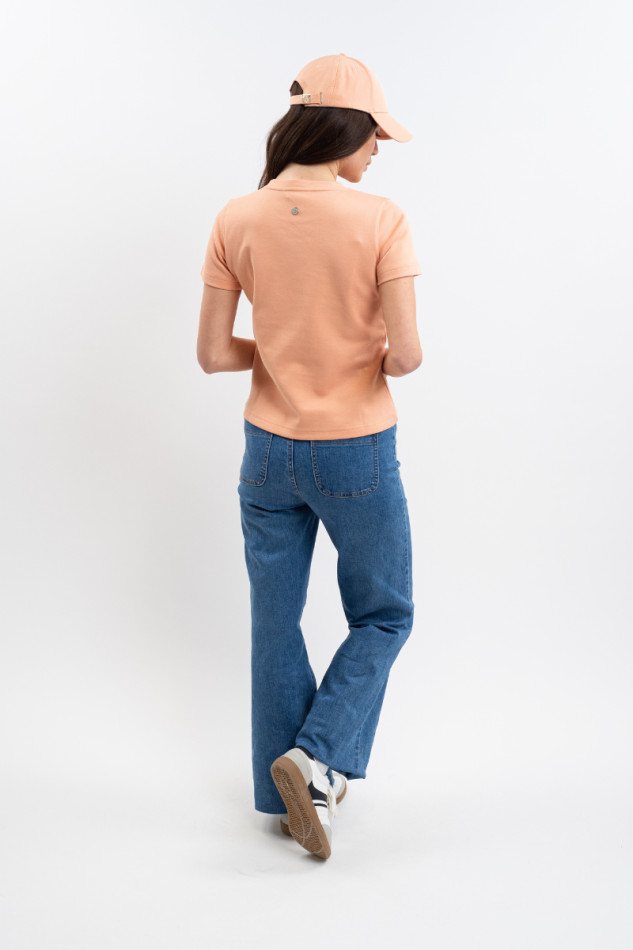 Telma Tee-shirt Femme - Abricot (Apricot)