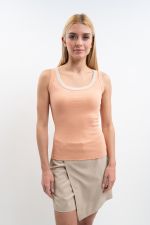 Tazam Damen-Trägershirt - Aprikose (Apricot) Tazam Damen-Trägershirt - Aprikose (Apricot)