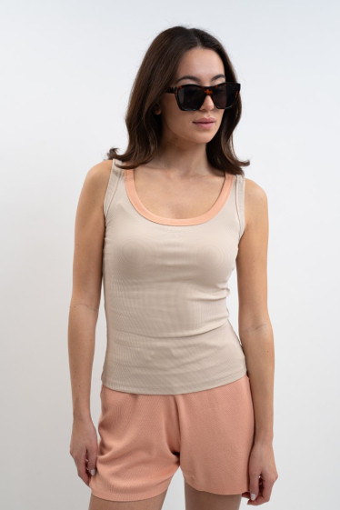 Tazam Women's tank top - Linen (Linen)