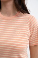 Tzimi Women's T-shirt - Apricot/Linen Tzimi Women's T-shirt - Apricot/Linen