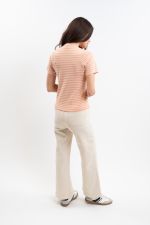 Tzimi Women's T-shirt - Apricot/Linen Tzimi Women's T-shirt - Apricot/Linen
