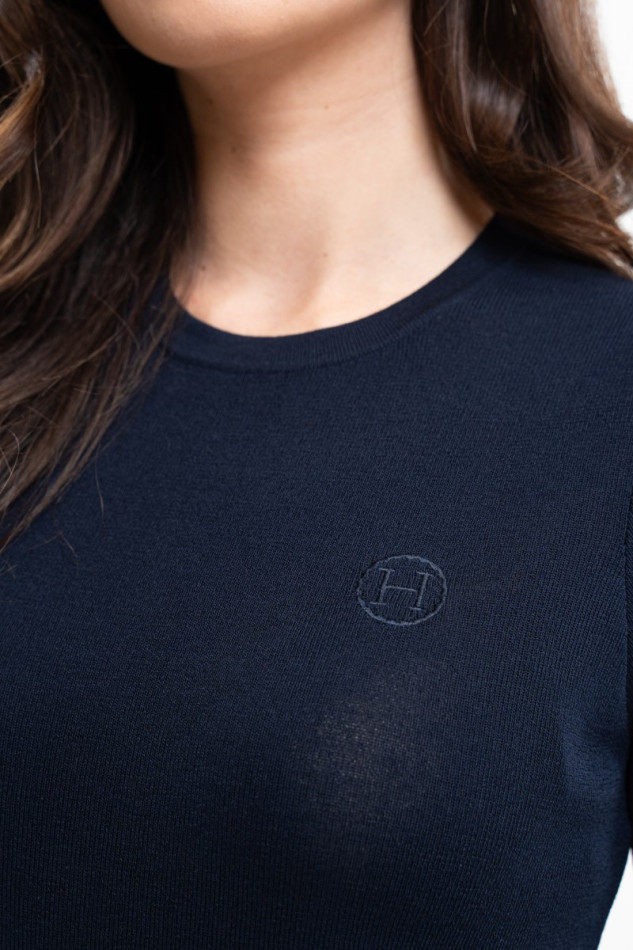 Tzimi T-shirt Mulher - Marine (Navy)