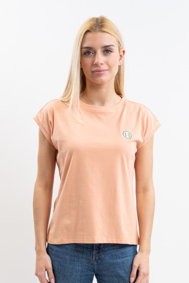 Tchaka T-Shirt Frau - Apricot (Apricot)
