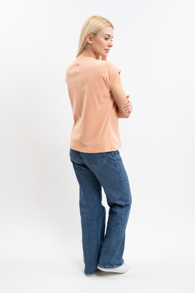Camiseta Tchaka Mujer - Albaricoque