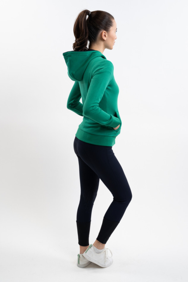 Strella Felpa zip Donna - Emerald Green