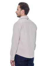 Shavi Chemise Velours Homme - Ivoire (Ivory) Shavi Chemise Velours Homme - Ivoire (Ivory)