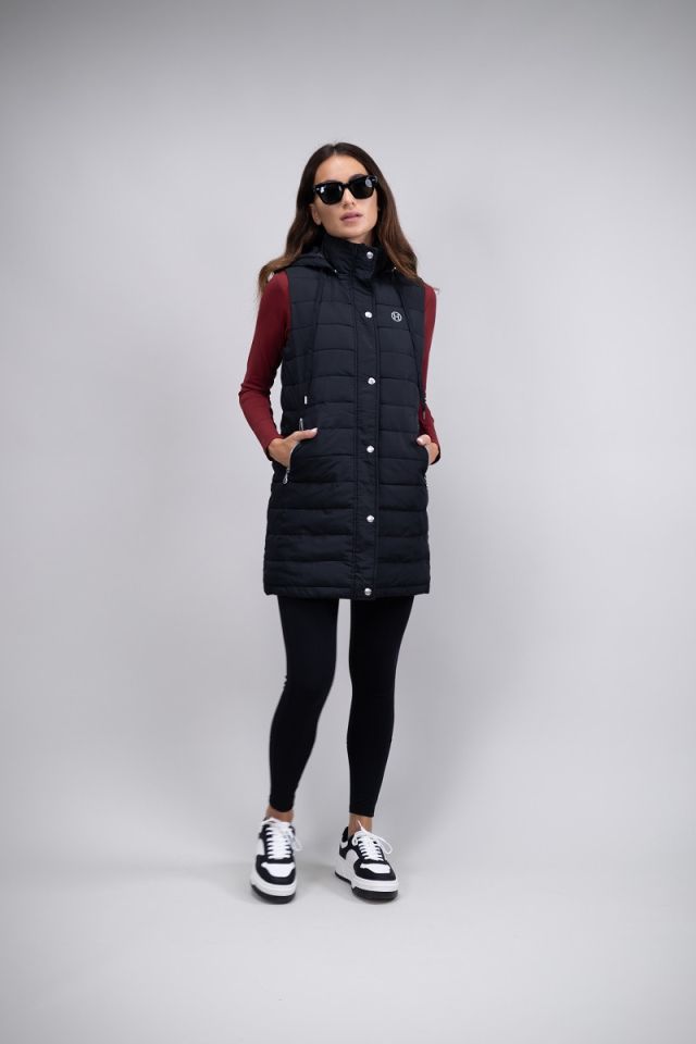 Boliva long Gilet sans manches Femme Winter 23 - Noir (Black) Boliva long Gilet sans manches Femme Winter 23 - Noir (Black)