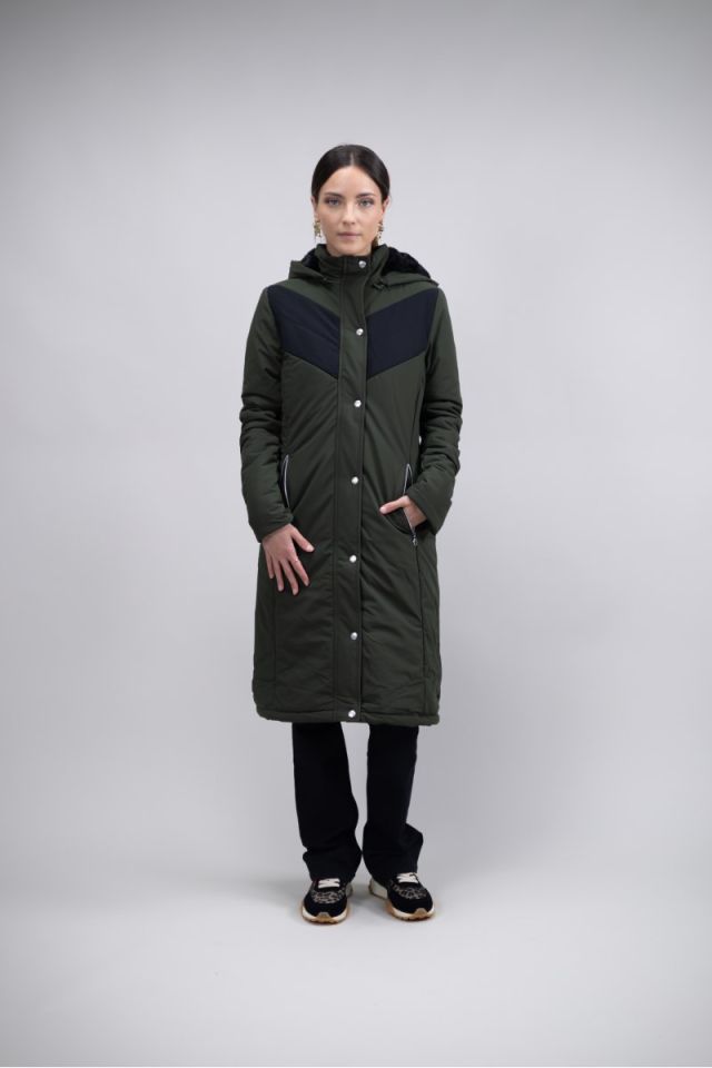 Java Women's Winter 23 Long Parka - Khaki (Khaki) Java Women's Winter 23 Long Parka - Khaki (Khaki)