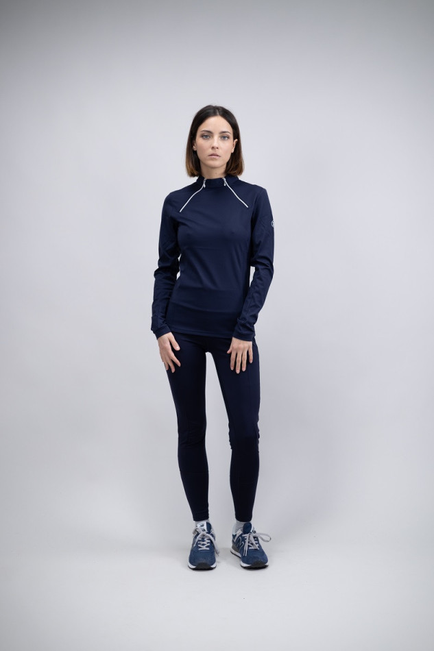 Prelude Warm Polo Women Winter 23 - Marine (Navy)