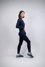 Prelude Warm Polo Women Winter 23 - Marine (Navy) Prelude Warm Polo Women Winter 23 - Marine (Navy)