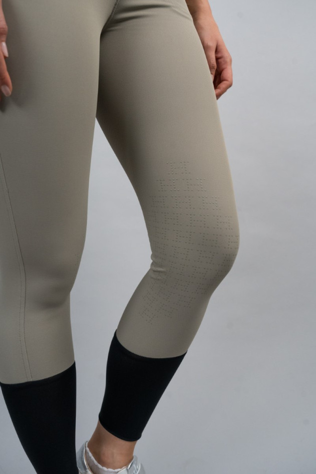 Jaltika Fix System Grip Riding Pants - Beige/Light Gold