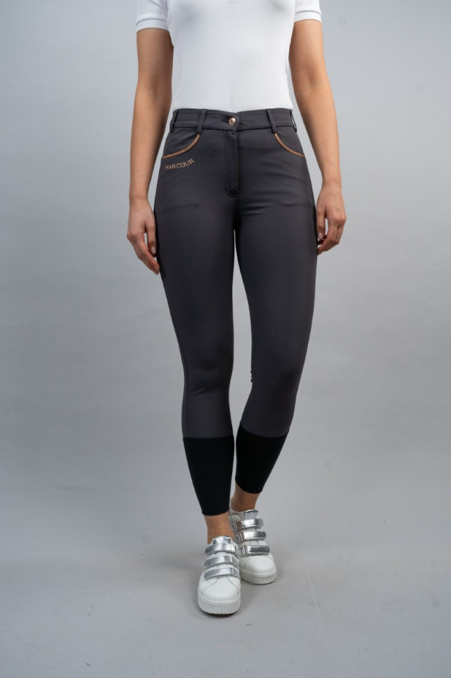 Jaltika Fix System Grip Riding Pants - DarkGrey/RoseGold