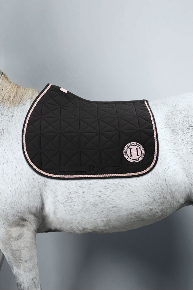 Suze Tapis de selle - Black/Pink