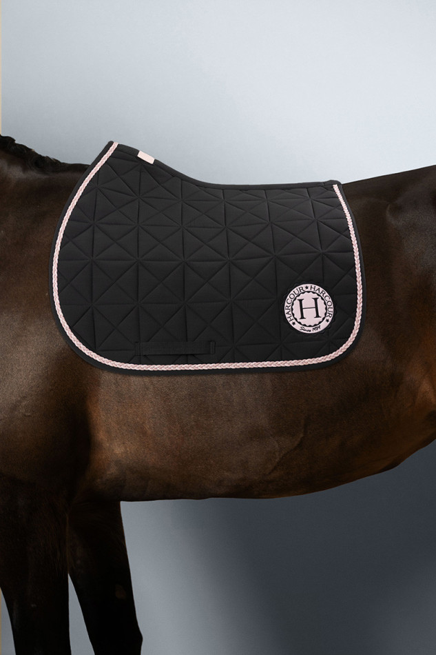 Suze Tapis de selle - Black/Pink