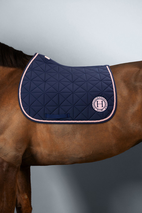 Suze zadeldoek - Navy/Pink