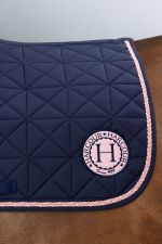 Suze Saddle Pad - Navy/Pink Suze Saddle Pad - Navy/Pink