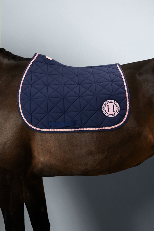 Suze Tapis de selle - Navy/Pink