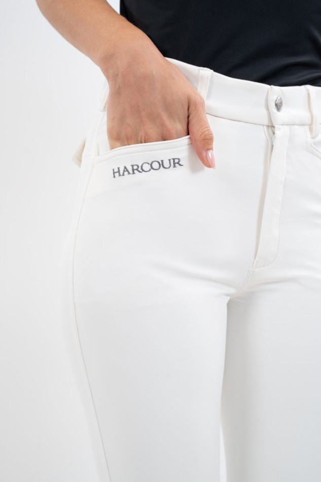 Costaso Fix System Grip Riding Pants - White