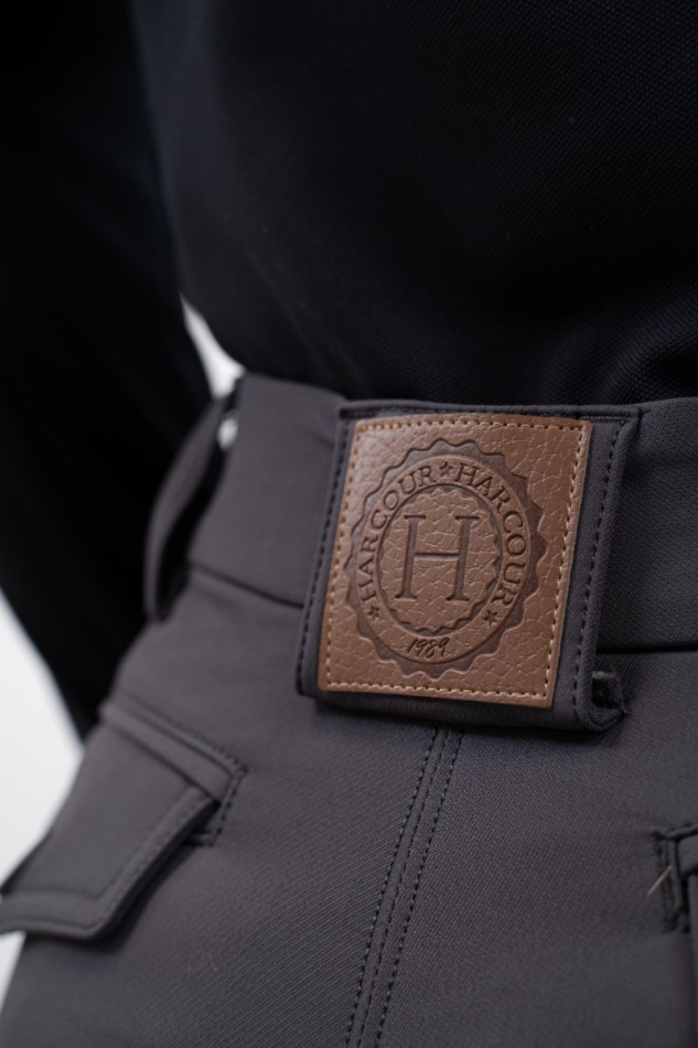 Costaso Reithose Fix System Grip - Dunkelgrau